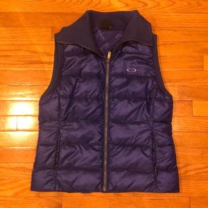 Oakley blue puffer vest